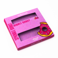 FAVORCRAFTS Boîte à Donuts Personnalisée en Carton Recyclé avec Laminage Mat, Design Portable pour Gâteaux, Biscuits, Cookies - Vente en Gros