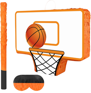 Craquelins à tirer sur le thème du basketball <span class=keywords><strong>pour</strong></span> décorations d'<span class=keywords><strong>anniversaire</strong></span> d'enfants, fournitures de fête sportive, boîte à bonbons surprise - Product Image 1