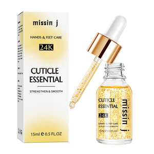 Aceite Revitalizador de Cutícula Nutrilon de Marca Privada con Láminas de Oro de 24K, Aceite Esencial para Crecimiento de Uñas con Logo Personalizado y Caja Personalizable - Product Image 1