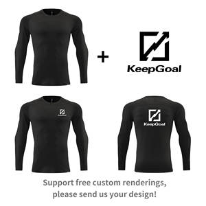 Conjunto Deportivo Personalizado de <span class=keywords><strong>2</strong></span> Piezas para Hombre, Camiseta y Pantalones Cortos o Largos de Compresión, Secado Rápido, Ajustado, para Gimnasio, Running y Entrenamiento - Product Image 5