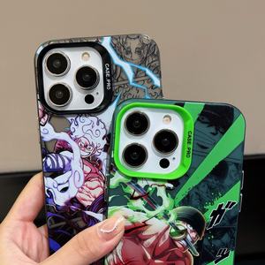 Funda rígida de dibujos animados Luffy Gear 5 Zoro Cool <span class=keywords><strong>Anime</strong></span> para iPhone 14 Pro Max 13 11 12 15pro Anti-Fall Laser - Product Image 5