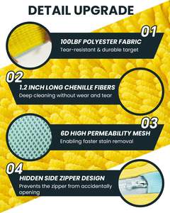 Sac de lavage pour chaussures, filet de lavage rembourré, sacs de séchage pour machine à laver les chaussures domestiques - Product Image 3