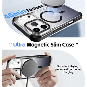 Custodia per telefono con ricarica wireless magnetica e telaio solido, <span class=keywords><strong>cover</strong></span> trasparente anti-graffio e anti-impronta per <span class=keywords><strong>HUAWEI</strong></span> <span class=keywords><strong>Mate</strong></span> 80/<span class=keywords><strong>Mate</strong></span> 80 <span class=keywords><strong>Pro</strong></span> - Product Image 2