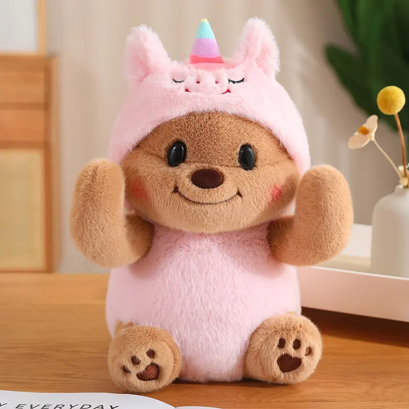 Haute qualité doux mignon en peluche Capybara abeille animaux en peluche en gros dinosaure Capybara jouets cadeaux pour enfants enfants