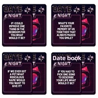 Jeu de cartes interactives personnalisées pour couples, 50 cartes avec des mots anglais, pour une soirée romantique, jeu de cartes pour adultes, jeu de rendez-vous romantique pour couple