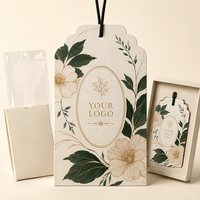 Carte parfumée personnalisée imprimée, étiquette botanique parfumée longue durée pour placard, tiroir, armoire, chambre d'hôtel, emballage cadeau