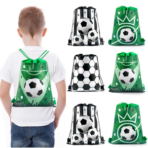 Children <strong>Football</strong> Drawstring <strong>Bags</strong> Non-Woven Fabric Sport <strong>Party</strong> Goodie Favor <strong>Bags</strong> Gifts for Birthday <strong>Party</strong> Soccer Pouch <strong>Bag</strong> - Product Image 3