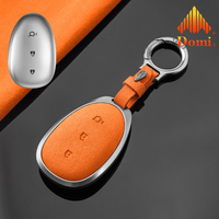 Vente directe d'usine GZ Domi, joli cadeau, étui de protection complet pour clé de voiture en alliage de zinc et cuir pour Changan NevoA07/a50/A06airQ05