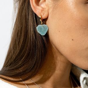Commercio all'ingrosso di caramelle <span class=keywords><strong>cuore</strong></span> smerigliato acrilico Charm carino bracciale collana di orecchini in resina con perline bracciale Multicolore - Product Image 4