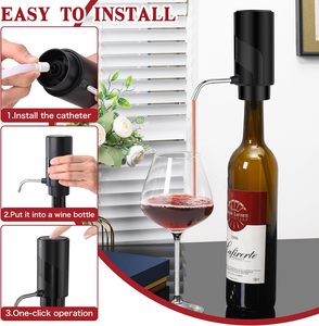 Aireador de Vino Eléctrico Recargable por USB |   Dispensador de un Toque, Vertedor Automático para Decantadores |   Accesorios de Cocina al por Mayor, Herramientas de Bar - Product Image 2