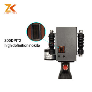 12,7 мм, быстрая сухая этикетка со штрих-кодом, пластиковая коробка, портативный интеллектуальный Модернизированный ручной струйный принтер, пистолет - Product Image 3