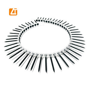 #6x1-1/4 "फिलिप्स ठीक थ्रेड कोलेटेड ड्रिवॉल स्क्रू-फ ड्राइव-बगल हेड-सफेद जस्ती ड्रेन स्क्रू - Product Image 6