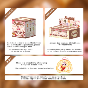 Licencié Samuel Baking House Series Blind Box Baker Costume Animal Plush Keyring Pendant Mystery Surprise Bag Charm Toy - Product Image 6
