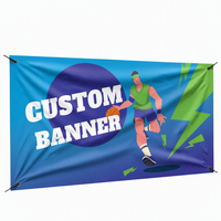 Bannière publicitaire en PVC souple imprimée sur mesure, impression numérique pour activités promotionnelles