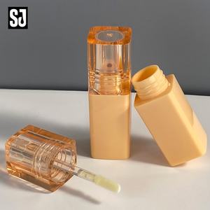 <span class=keywords><strong>Tube</strong></span> de gloss à lèvres en plastique de nouvelle conception Sujiang, 3,5 ml, forme carrée, conteneur de gloss à lèvres, bouchon à vis, tendance - Product Image 3
