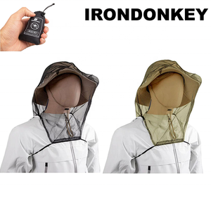 IRONDONKEY Auriculares para exteriores Camping Senderismo Máscara de malla antiinsectos voladores Tienda Skyline Máscara de malla antimosquitos - Product Image 3