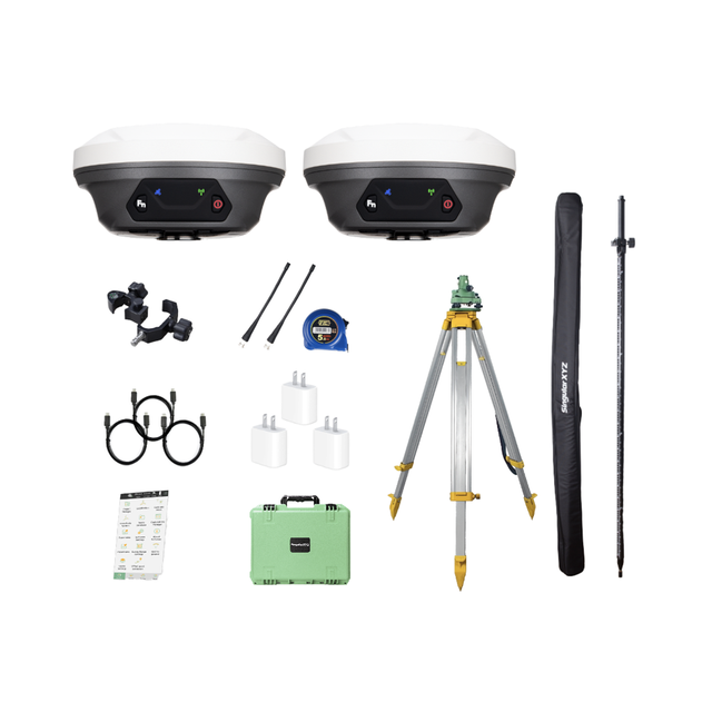 Singularxyz GNSS RTK Cheap E1 GPS Receiver 1408 Channels IP68 Waterproof Land Survey Equipment X1 Lite GNSS RTK Base and Rover