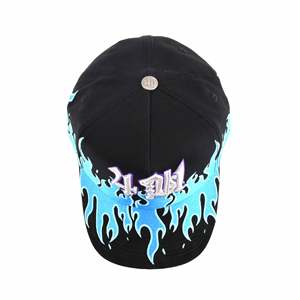 หมวกปักลายเปลวไฟสีน้ำเงิน หมวกแก๊ป 4UGEAR แบบ snapback หมวกกีฬา 5 ชิ้น หมวกเบสบอลปักโลโก้ตามสั่ง หมวกเบสบอลผู้หญิง - Product Image 2