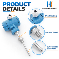 Transmetteur de température HART Pt100 4-20mA, capteur intelligent haute précision pour le contrôle des processus industriels