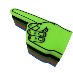 Minimum Price Design Customized Different Shapes Colors Cheering Foam Hands Finger Gloves