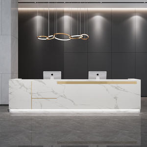 सामने डेस्क रिसेप्शन डेस्क नाई की दुकान खजांची काउंटर सौंदर्य सैलून बार होटल होटल काउंटर - Product Image 4