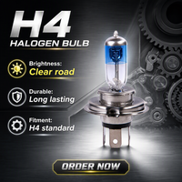 Ampoules de phare de voiture de haute qualité en gros d'usine H4 phares halogènes voiture 60/55w 75/70w 100/90w ampoules halogènes