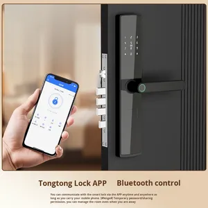 童通TTLOCK指纹远程电子密码智能门锁新款中式公寓酒店寄宿家庭OLED - Product Image 2