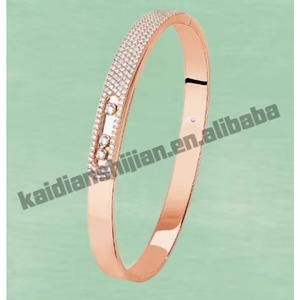 Pulseras de Plata de Ley S925 con Circonitas, Estilo Vintage de Lujo, Regalo para Fiestas, Unisex, Joyería Messikars Dinámica Chapada en Oro Rosa - Product Image 6