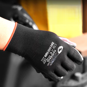 قفازات مطاطية أصلية، قفازات مطاطية مقاومة للتآكل للإطارات، قفازات أمان للعمال في مجال البناء والنظافة والبستنة - Product Image 3