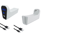Batería Externa de Plástico de 2000 mAh para Control Inalámbrico P5, Cargador de Joystick Recargable con Cable USB