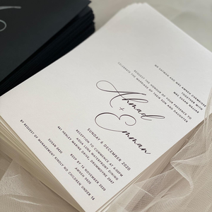 Invitations de <span class=keywords><strong>mariage</strong></span> Carte de luxe avec pochette enveloppe Logo personnalisé Invitations élégantes pour annonce de <span class=keywords><strong>mariage</strong></span> formelle Besoins de baptême - Product Image 4