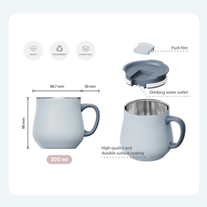 Gobelet isotherme en acier inoxydable de 12 oz, <span class=keywords><strong>tasse</strong></span> à <span class=keywords><strong>double</strong></span> <span class=keywords><strong>paroi</strong></span> isolée - Product Image 2