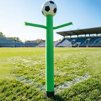 Homme gonflable publicitaire personnalisé en forme de joueur de football pour événements promotionnels en extérieur et matchs de football