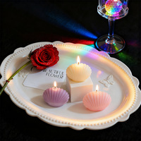 Kleine Muschelförmige Handgemachte Halbhandgefertigte Handgegossene Duft-Aromatherapie-Kerze Heim-Duftlicht Foto-Requisite Neuerscheinung Geschenk