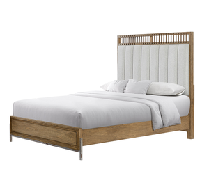 Queen Modern Adjustable <b>Convertible</b> Upholstered Strap Panel Soft <b>Bed</b> with Luxurious Design - Product Image 2