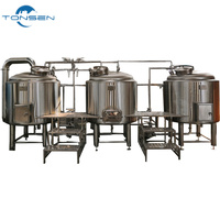 Système de brasserie artisanale TONSEN 300L, équipement complet de mini-brasserie pour la production de bière en interne et la vente sur site