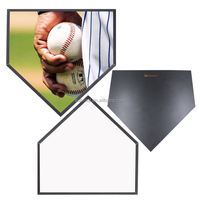 MDFSUB en stock Plaque de Maison Plaque Mdf Photo Imprimable DIY Softball Plaque de Maison en Forme de Blanc Sublimation Plaque Mdf Vierge