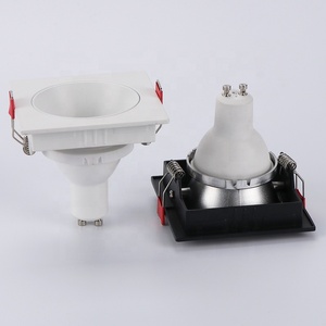 Nuevo <span class=keywords><strong>Downlight</strong></span> <span class=keywords><strong>LED</strong></span> Empotrable <span class=keywords><strong>Rectangular</strong></span> Ajustable de Aluminio Moderno con GU10/MR16/GU5.3 IP33 3-7W - Product Image 2