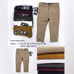 Nouveau <span class=keywords><strong>pantalon</strong></span> en jean droit décontracté pour garçons pour printemps automne multicolore 2-8Y <span class=keywords><strong>pantalon</strong></span> pour enfants avec boucle H8086 commerce extérieur - Product Image 4