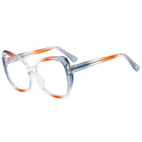 Montures de lunettes carrées en écaille de tortue Lunettes transparentes multicolores pour femmes hommes Lunettes anti-bleu