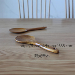 Juego de cucharas de arroz de madera, 11 piezas, solo para lavar a mano, para utensilios de cocina - Product Image 3