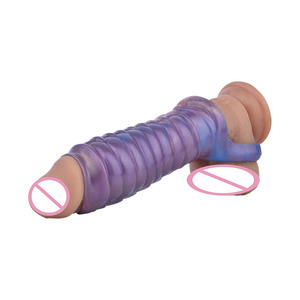 YOCY Fabrik Großhandel Penis-Hülle Fantasy Penisvergrößerer Hülle Penis-Ejakulations-Verlängerer Wiederverwendbares Kondom - Product Image 3