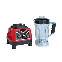 Mixeur Électrique Professionnel en Gros 2L, Machine à Smoothies Commerciale et Broyeur à Glace pour Cantines de Personnel