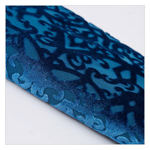 गर्म बिक्री रेशम मखमल, प्रिंट रंगे शहतूत रेशम मखमल कपड़े निर्माताओं कोरिया इतालवी बाहर जला नरम Velor कपड़े/ - Product Image 5