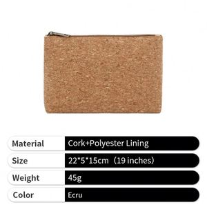 2026 Travel Toiletry <b>Bag</b> Eco-Friendly Custom Cork Material Portable Waterproof Toiletry <b>Bag</b> for Travel - Product Image 4