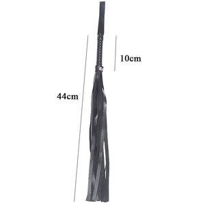 Látigo de cuero PU de 44 cm para sexo, palmadas, BDSM, <span class=keywords><strong>bondage</strong></span>, fetiche <span class=keywords><strong>gay</strong></span>, juguete erótico para adultos. - Product Image 2