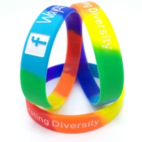 Cadeaux promotionnels, bracelet en silicone personnalisé avec logo, écologique, non toxique, pour femmes, publicité, fin, tendance, couleurs personnalisées