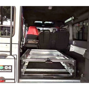 For Defender 110 90 VRD4X4 Draw System Storage Single Big Drawer Organizer Box Experland With Sliding Roller Top Cover - Product Image 4