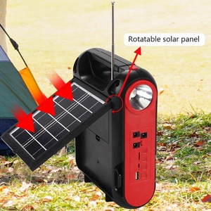Bombilla de luz flash LED de <span class=keywords><strong>carga</strong></span> <span class=keywords><strong>solar</strong></span> Radio FM 18650 batería para acampar al aire libre luz Altavoz <span class=keywords><strong>solar</strong></span> Bluetooth inalámbrico al aire libre - Product Image 3