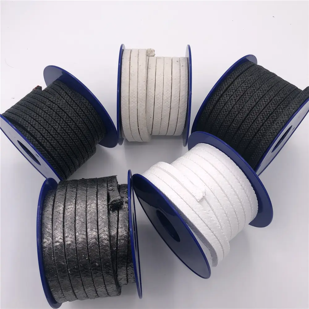 Kualitas Terbaik Panjang Serat Akrilik Kemasan Bahan Yang Baik Gland Braided Sealing Strip